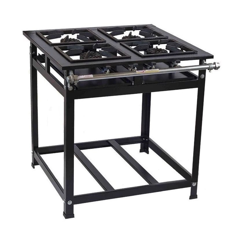 Fogão Industrial 4 Bocas Cristal Aço 40×40 Master Inox