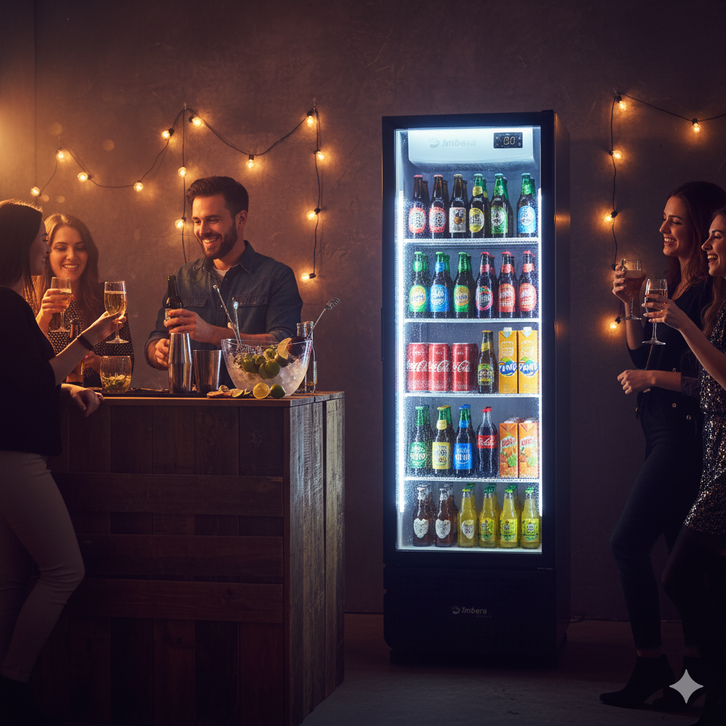 Cervejeira Porta De Vidro 569 Litros Full Black Imbera - Imagem 2