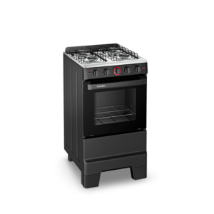 Locação: Fogão 4 Bocas Esmaltec Ideal Super Preto
